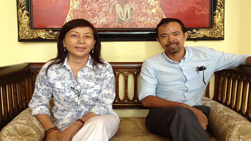 Aline Ho (left) and Nguyen Dinh Quan studied Dalat's architecture before developing La Vallee de Dalat's masterplan